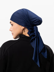 Swim Headscarf - Navy Blue