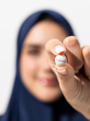 Hijab Magnets - White