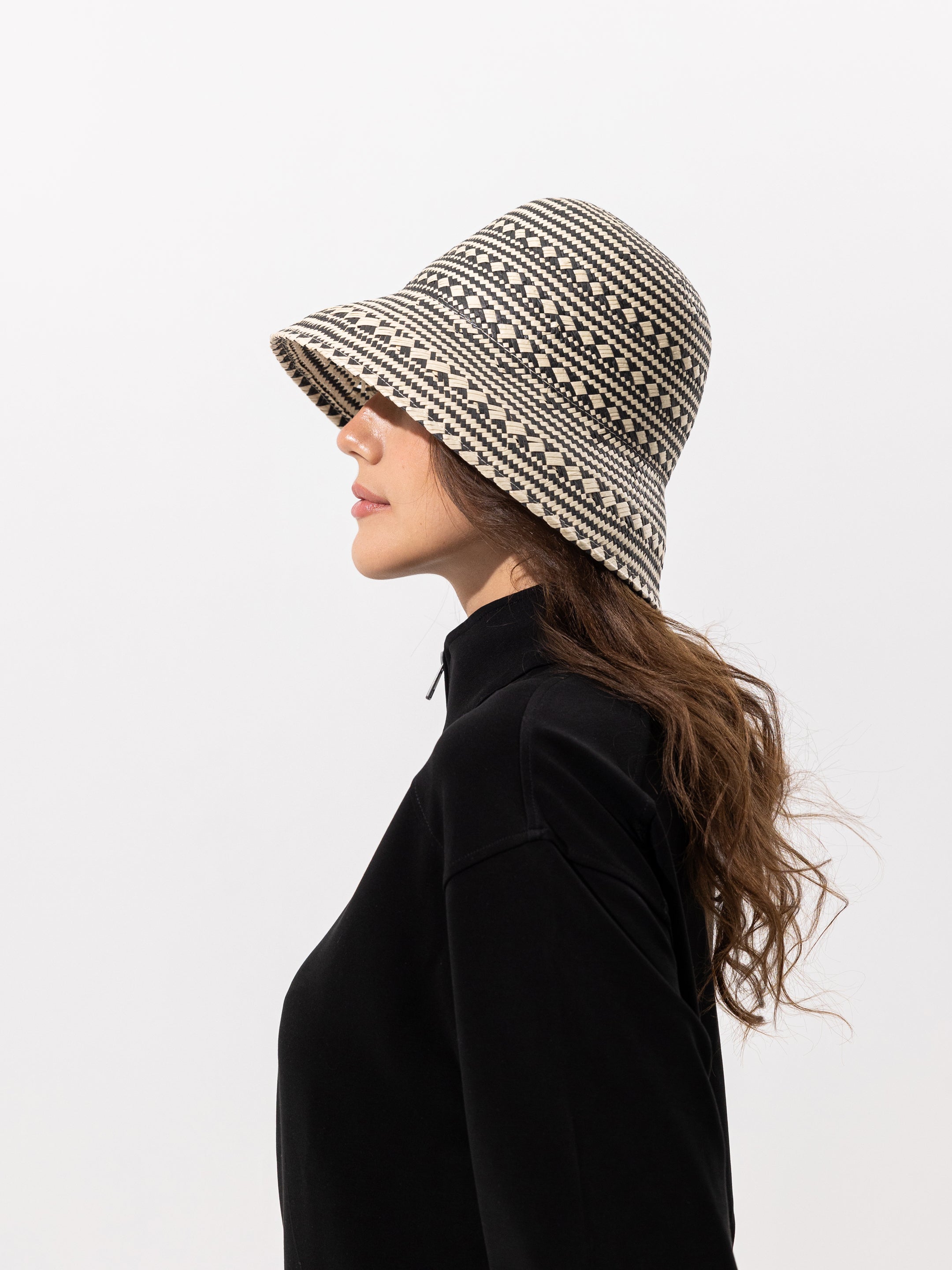 Two Tone Bucket Hat - Dark