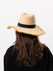 Fringe bucket hat