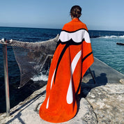 Shaped Towel Rolling Stones Lips