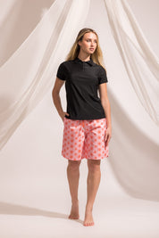 Mid-Length Swimming Shorts - Pink