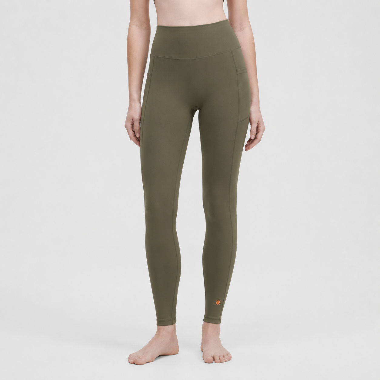 Align Swim Leggings - Orange