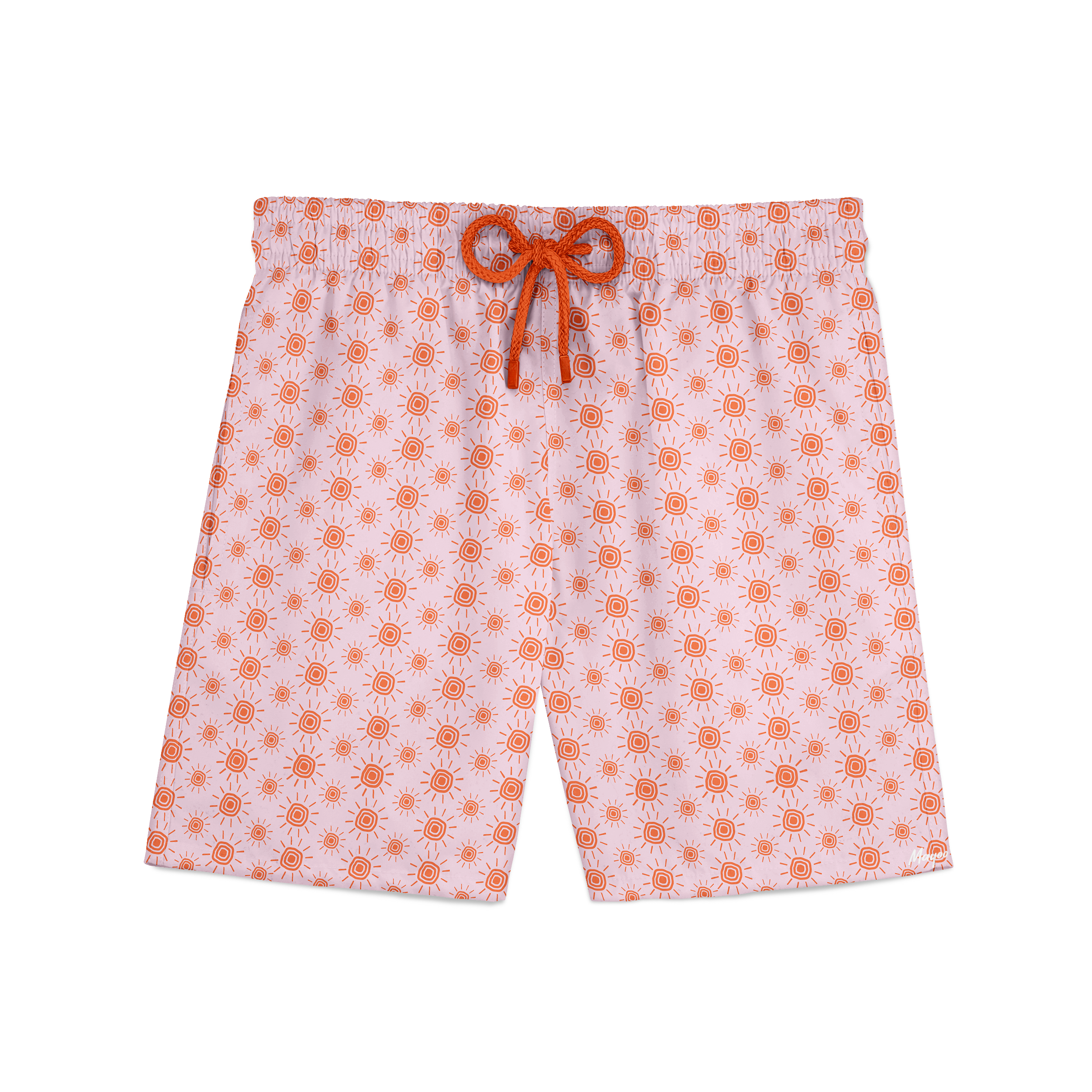 Mid-Length Swimming Shorts - Pink