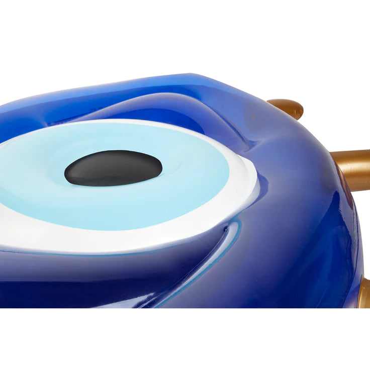 Float Away Lie On Greek Eye Electric Blue