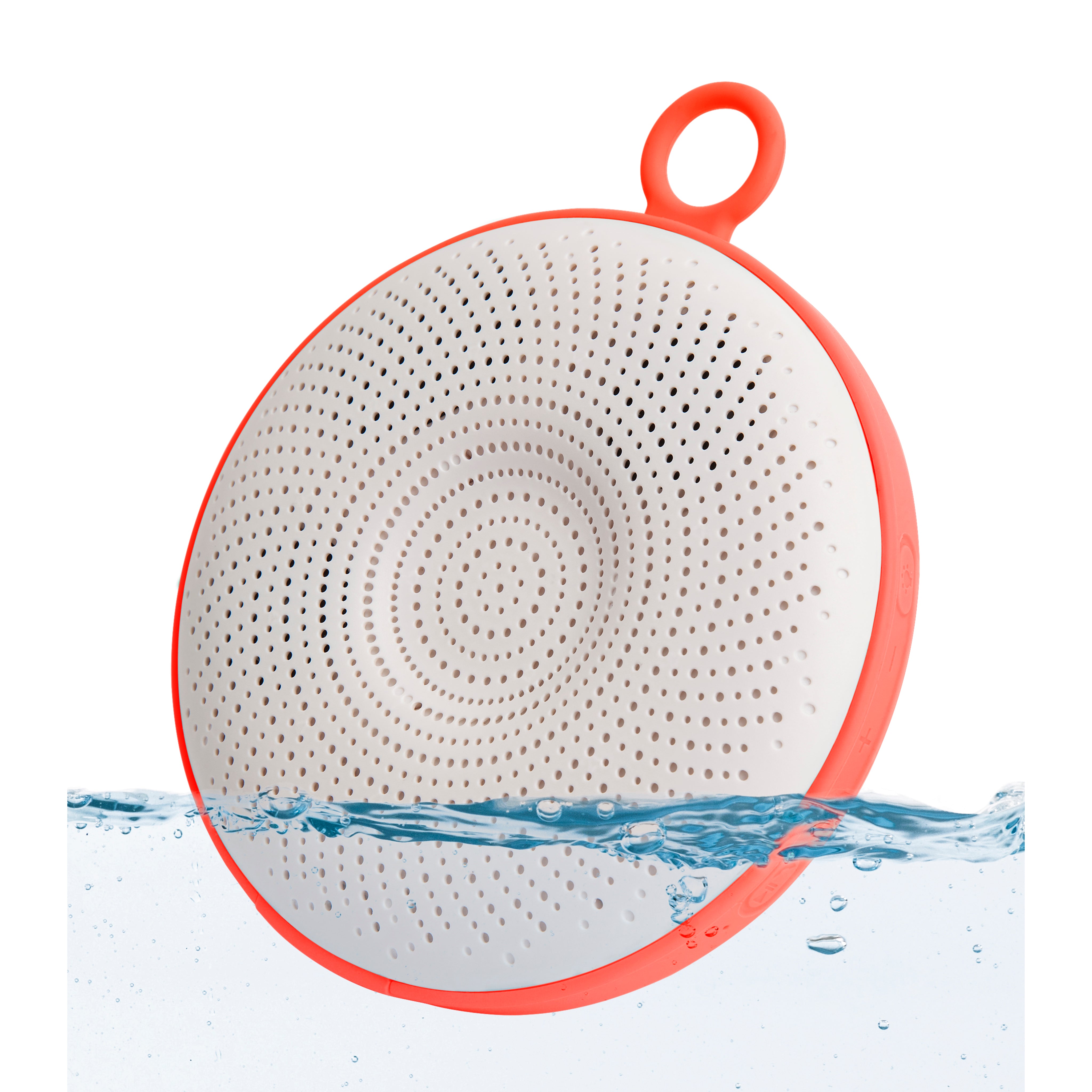 Floating Summer Sounds Neon - Coral & White