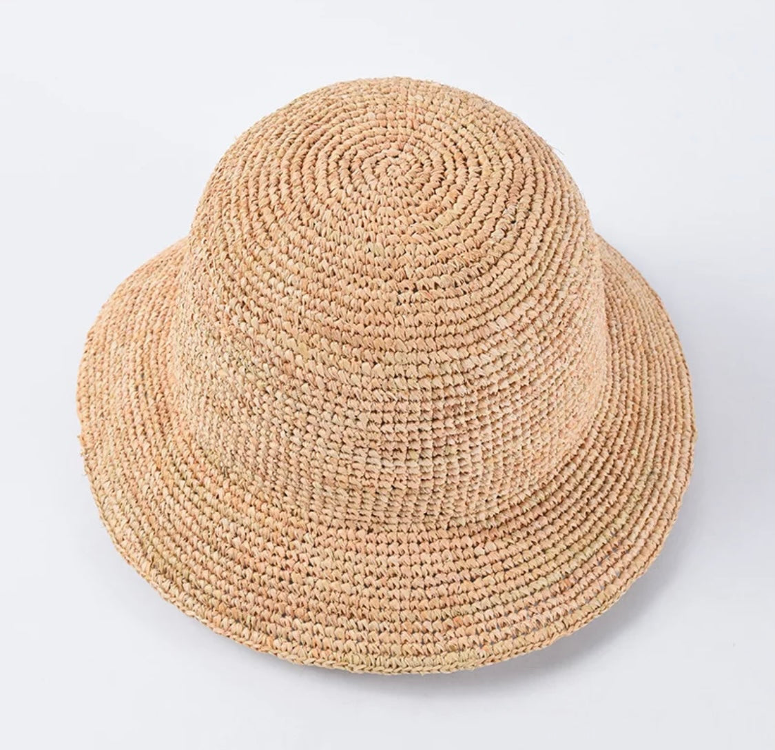 Straw Bucket Hat