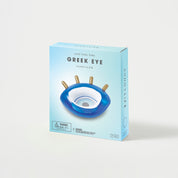 Luxe Pool Ring Greek Eye Blue